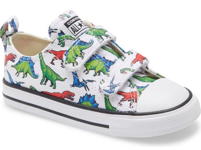 The dinosaur sneakers