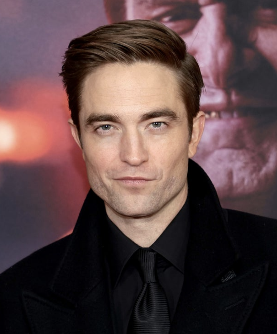 Robert Pattinson in black on the red carpet