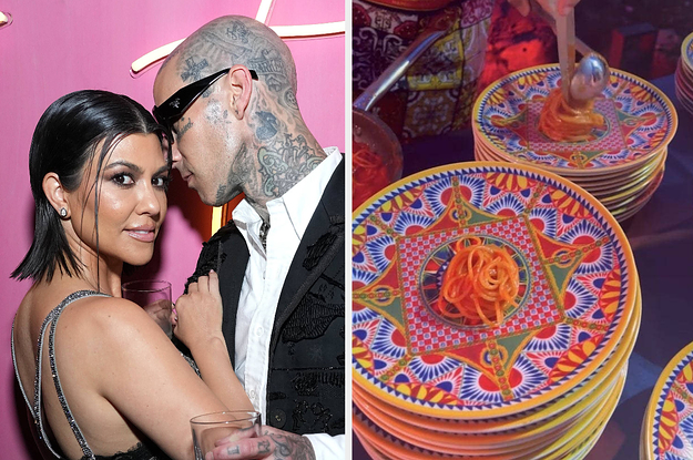 People Are Calling The Portion Sizes At Kourtney Kardashian And Travis Barker's Wedding A “Joke” After Kylie Jenner's Video Of The Food Went Viral