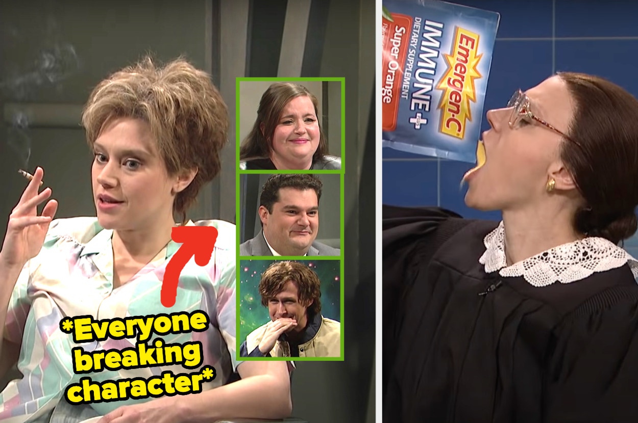 does kate mckinnon smoke cigarettes 695K reels on Instagram Kate McKinnon Cries During 'SNL'