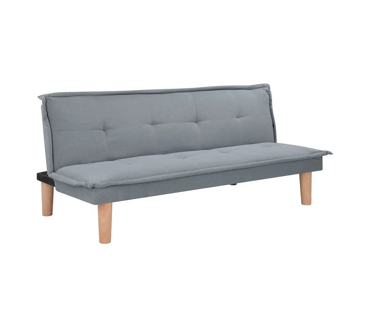 sofá cama gris claro