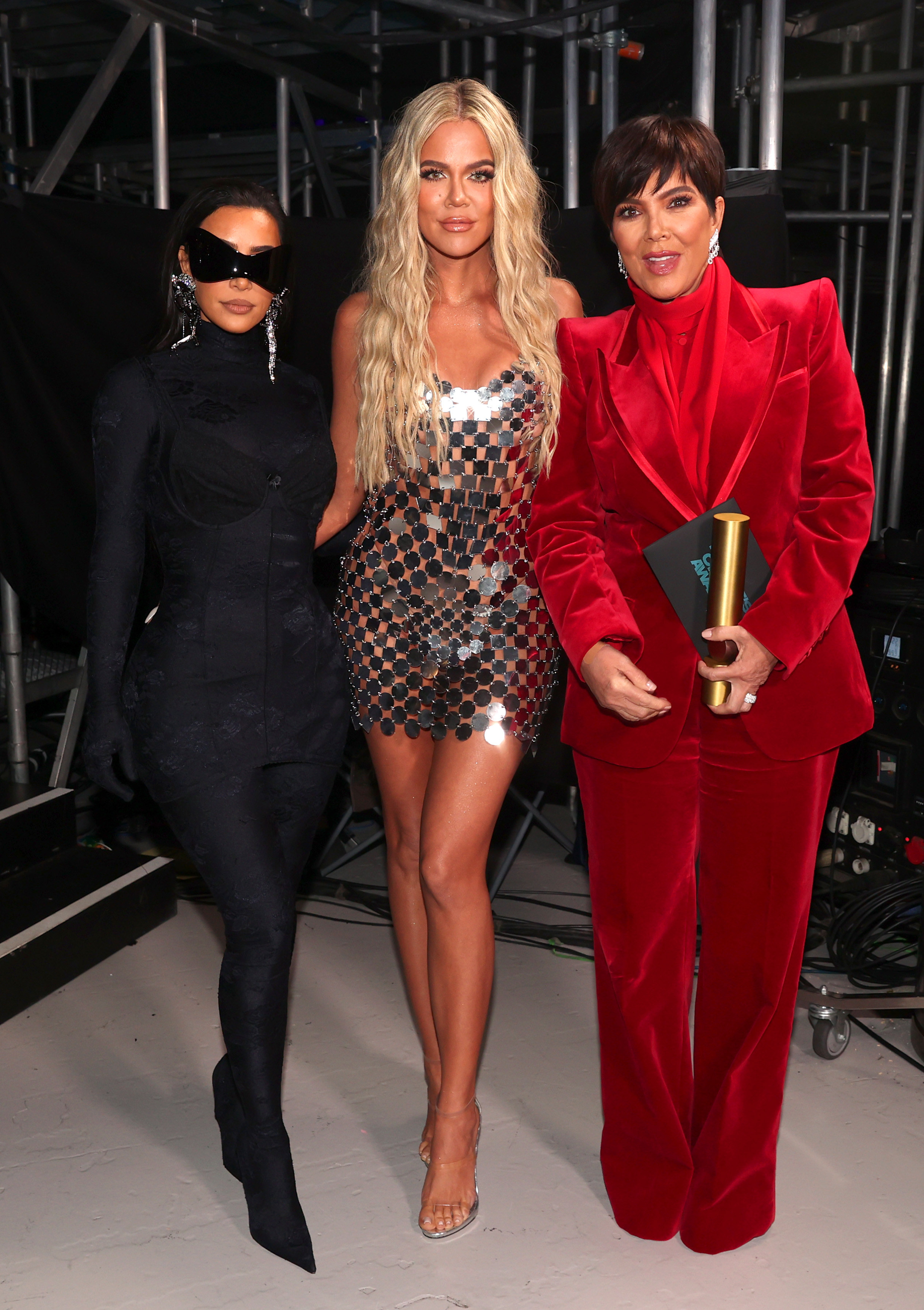 Kim, Khloé, and Kris