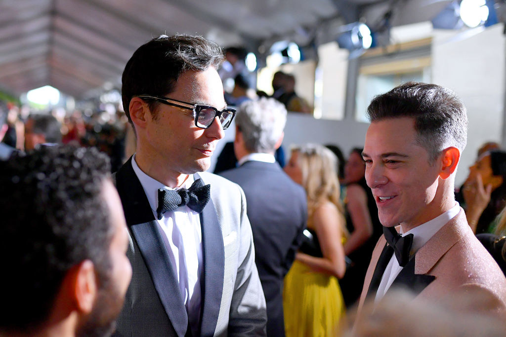 An event with Jim Parsons and Todd Spiewak in attendance