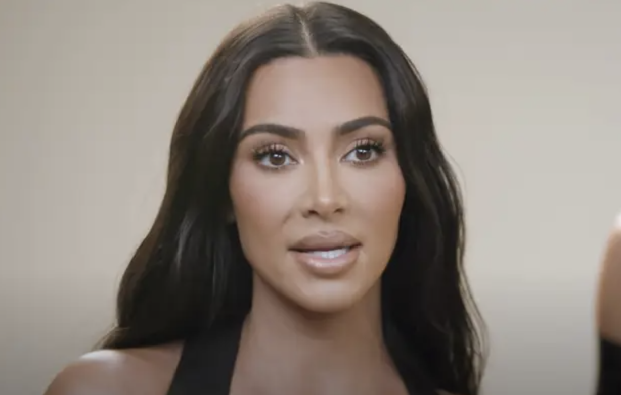 Kim speaks to the camera in this still from the Variety video