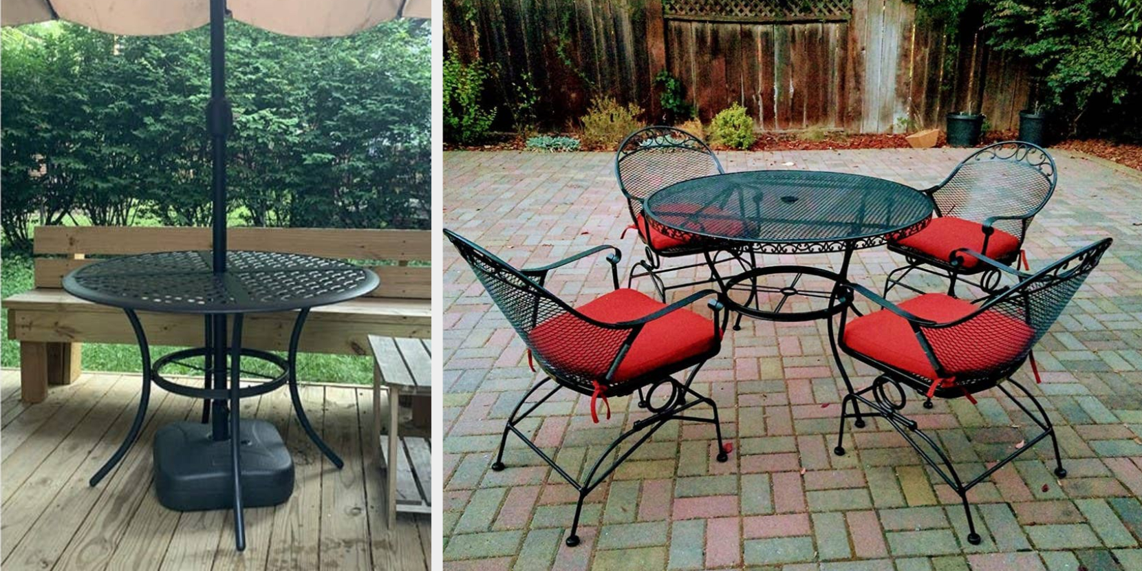 Better homes and gardens on sale wrought iron patio furniture