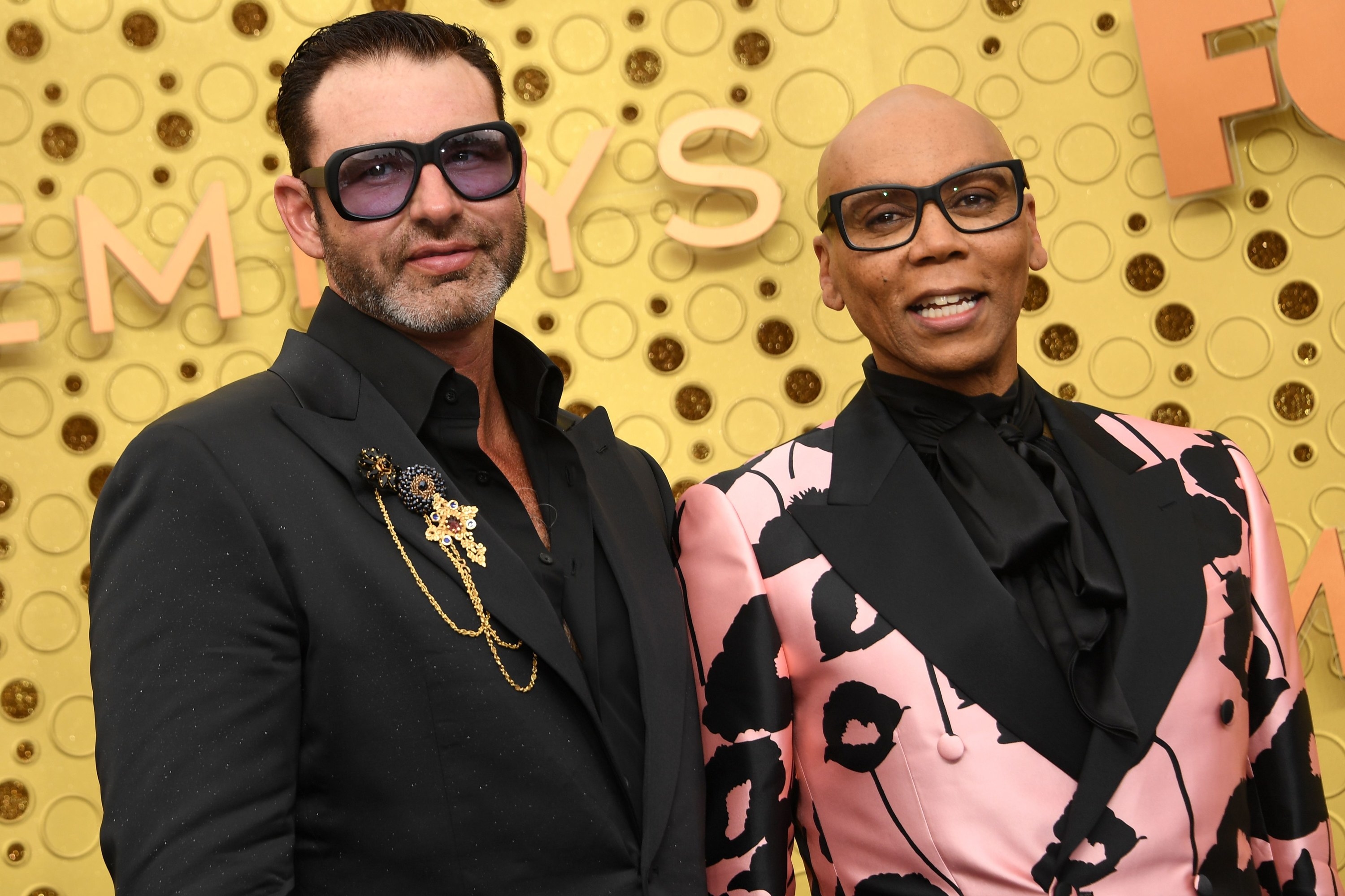 Georges LeBar and RuPaul dressed up