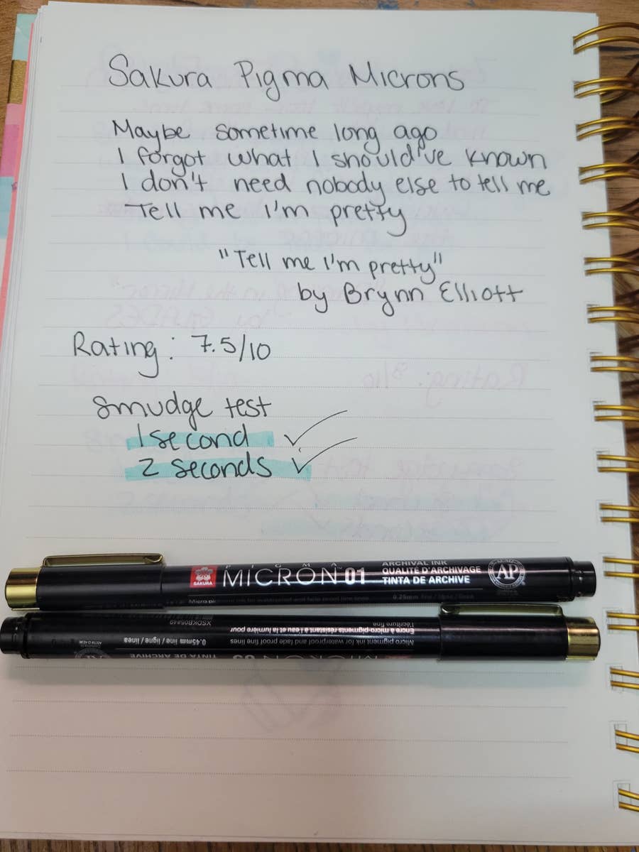 Bought a weather proof notebook and all-weather ballpoint pen to write down  my shower thoughts. Did a test page and the notebook and pen can be used  while i stand in the