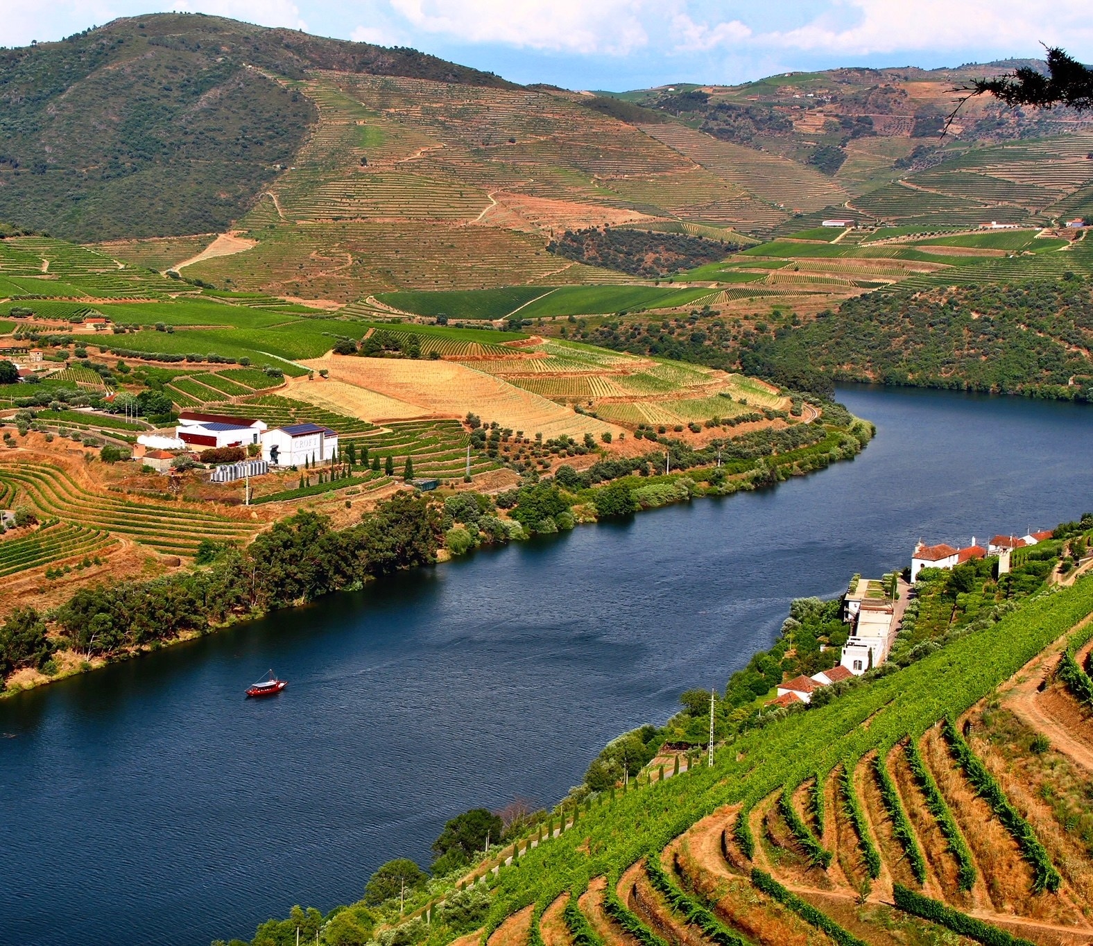 A view of the Douro River in Portugal