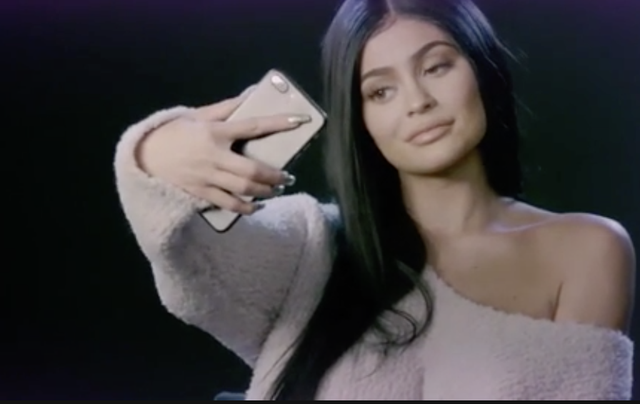 Kylie Jenner taking a selfie