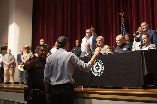 Beto O'Rourke Interrupted Texas Gov. Greg Abbott's News Conference To Criticize ..