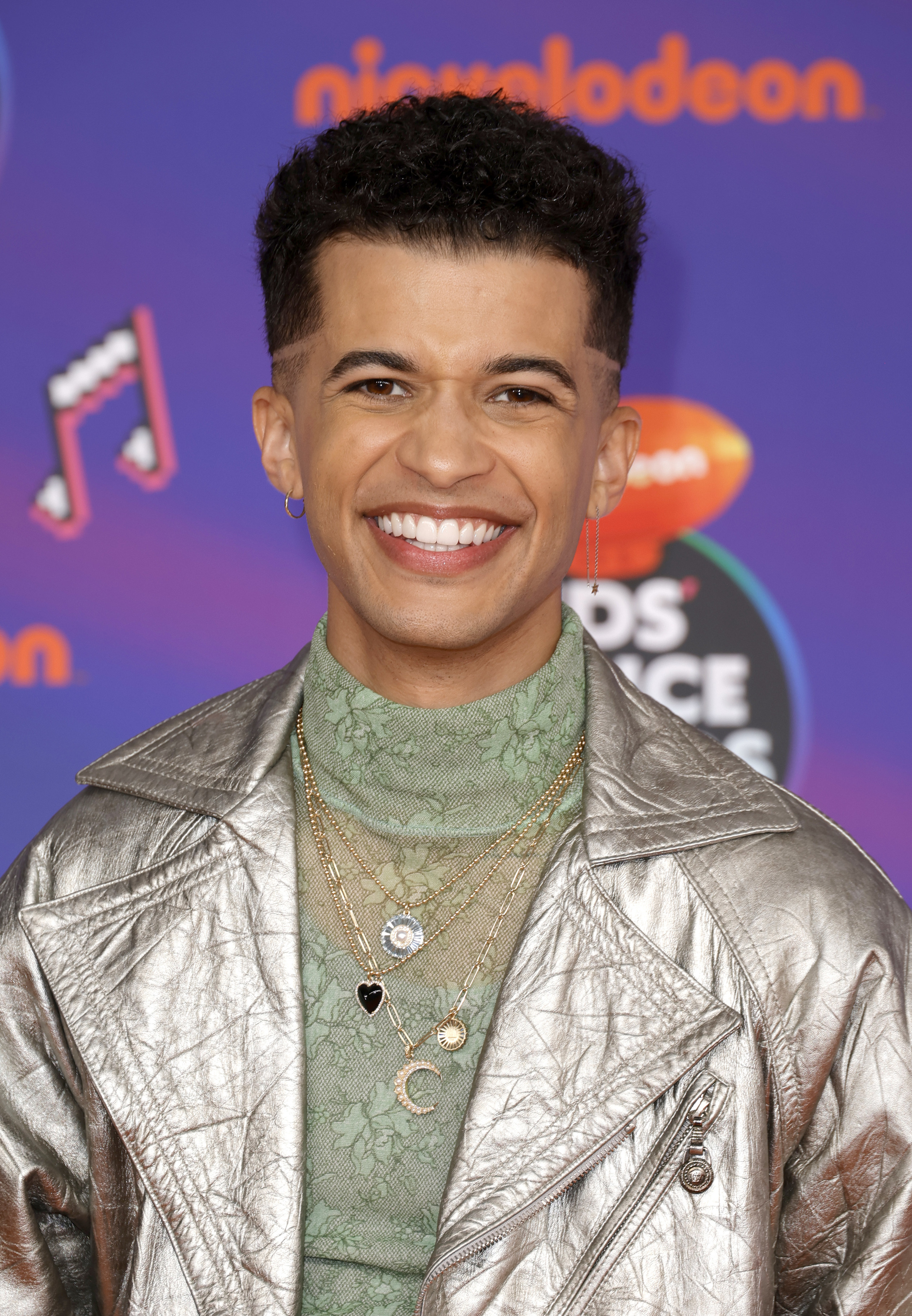 Jordan Fisher arrives at the Nickelodeon Kid&#x27;s Choice Awards on April 09, 2022