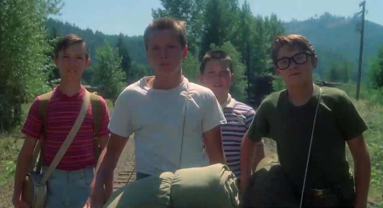 Gordie, Chris, Teddy, and Vern in &quot;Stand by Me&quot;