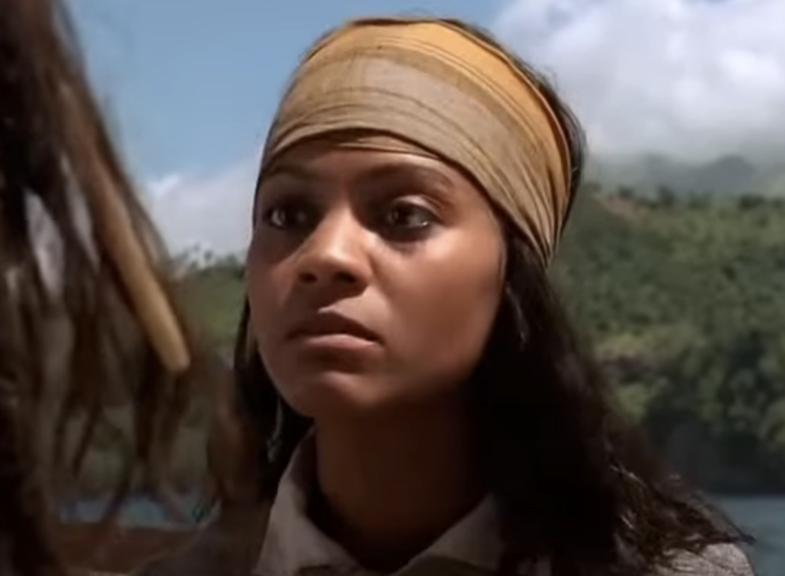 Saldaña in the film