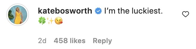 A screenshot of Kate&#x27;s comment