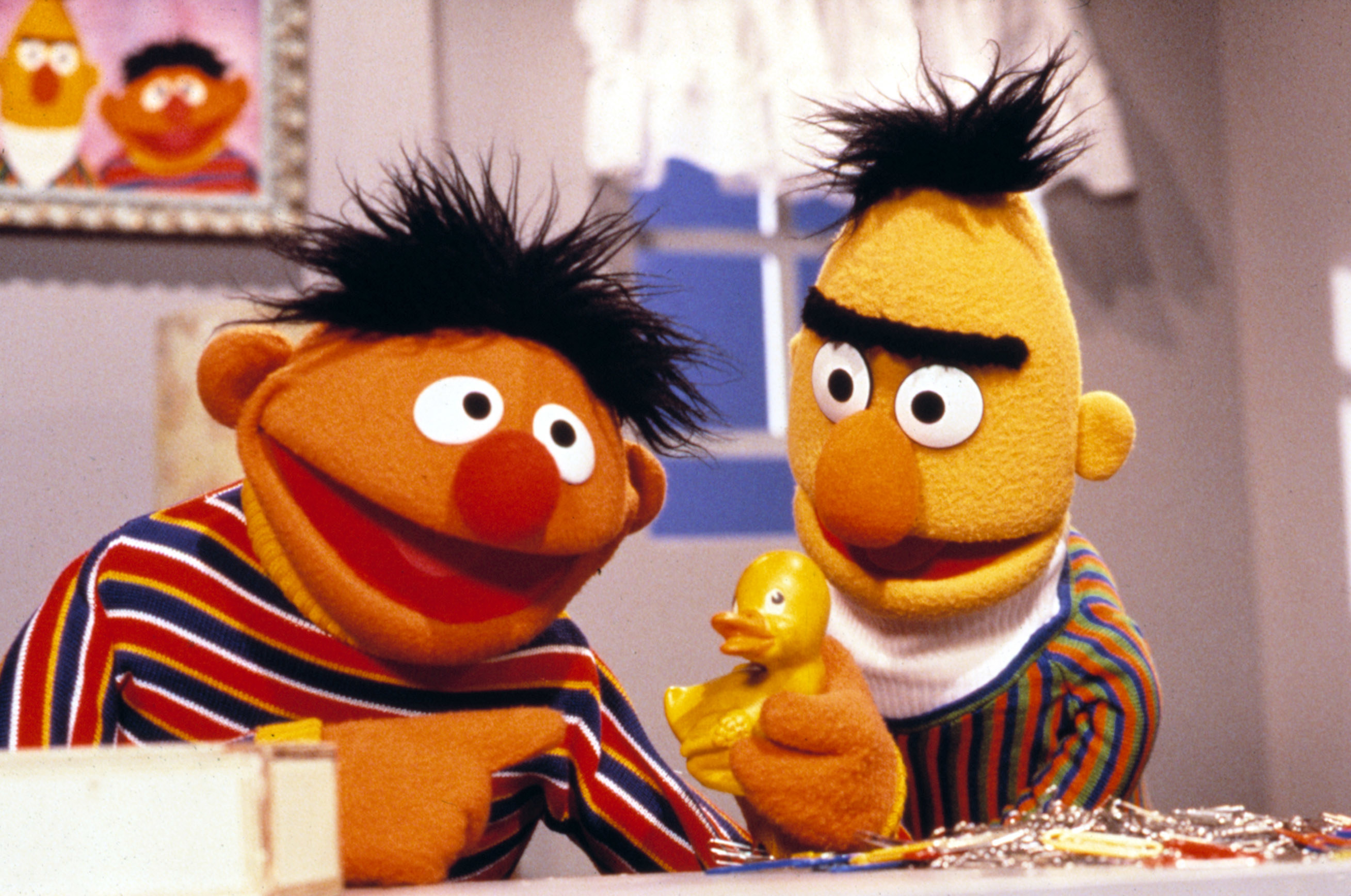 You wanna be Ernie as a kid, but life makes you a Bert. 