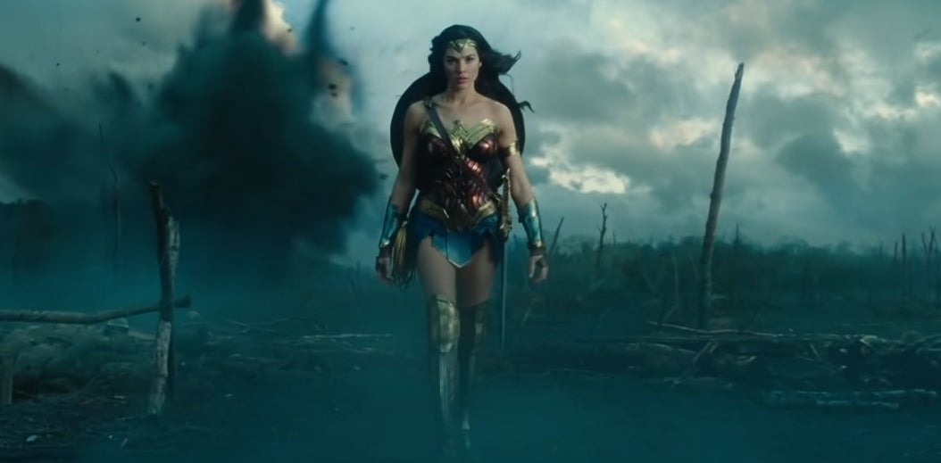 Diana walking through No Man&#x27;s Land in &quot;Wonder Woman&quot;