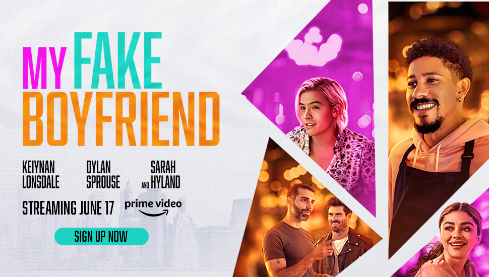 promo material for &quot;my fake boyfriend&quot;