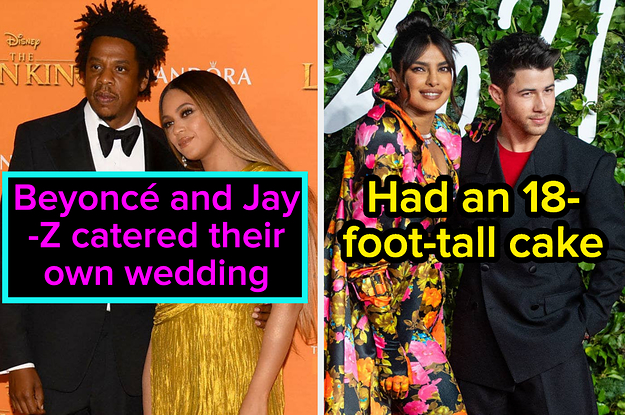 Here's What 13 Celebrity Couples Served At Their Weddings