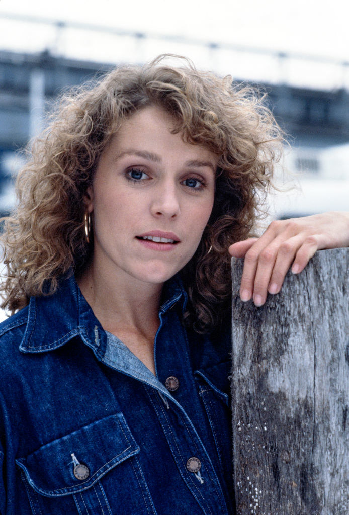 Frances McDormand (as Willie Pipal) in the detective drama television series, LEG WORK