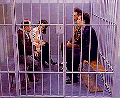 The Seinfeld characters in jail