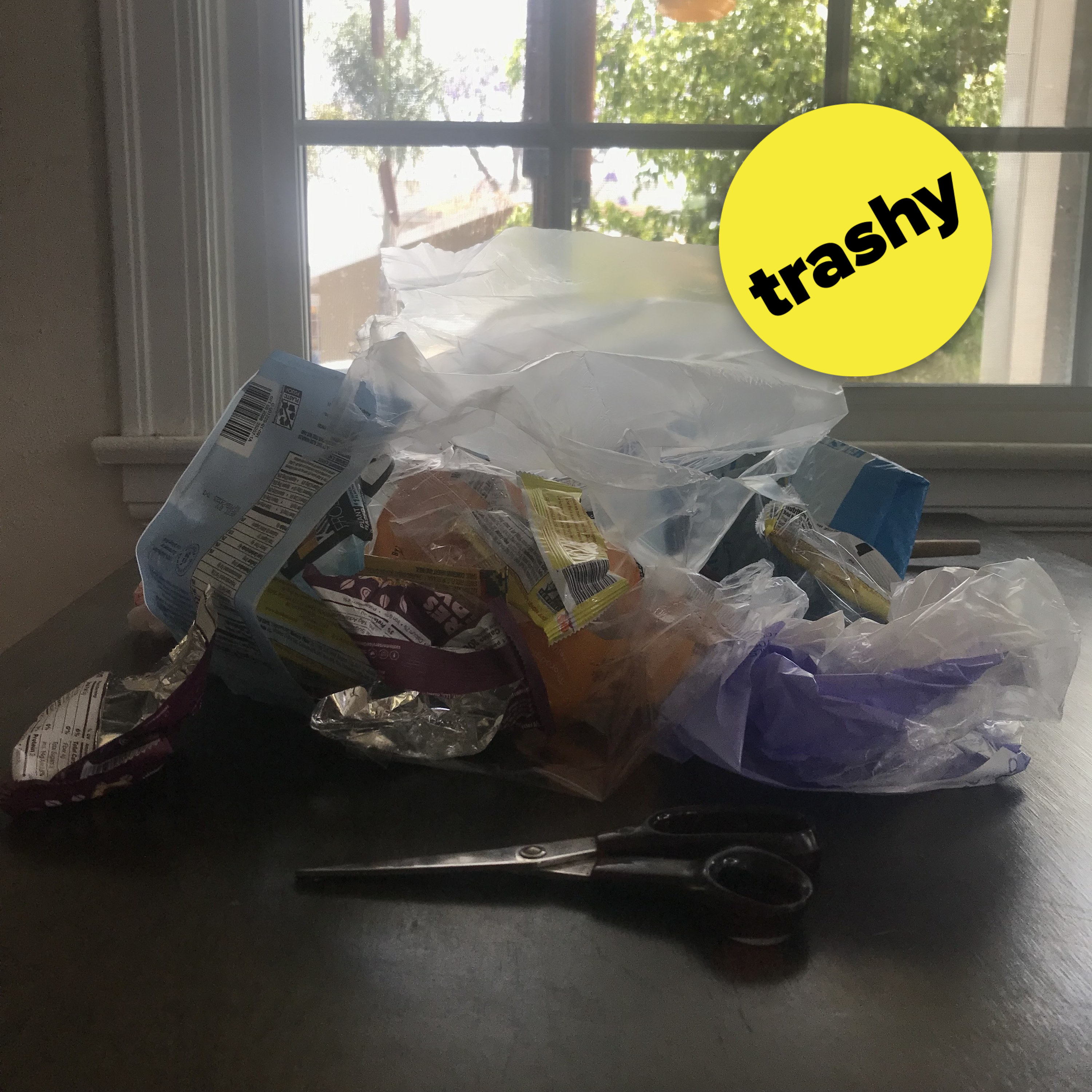 pile of plastic trash