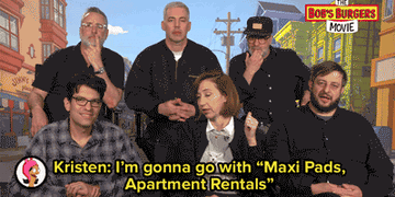 Kristen: I&#x27;m gonna go with &quot;Maxi Pads, Apartment Rentals&quot; and if you don&#x27;t all get on board, you hate women.