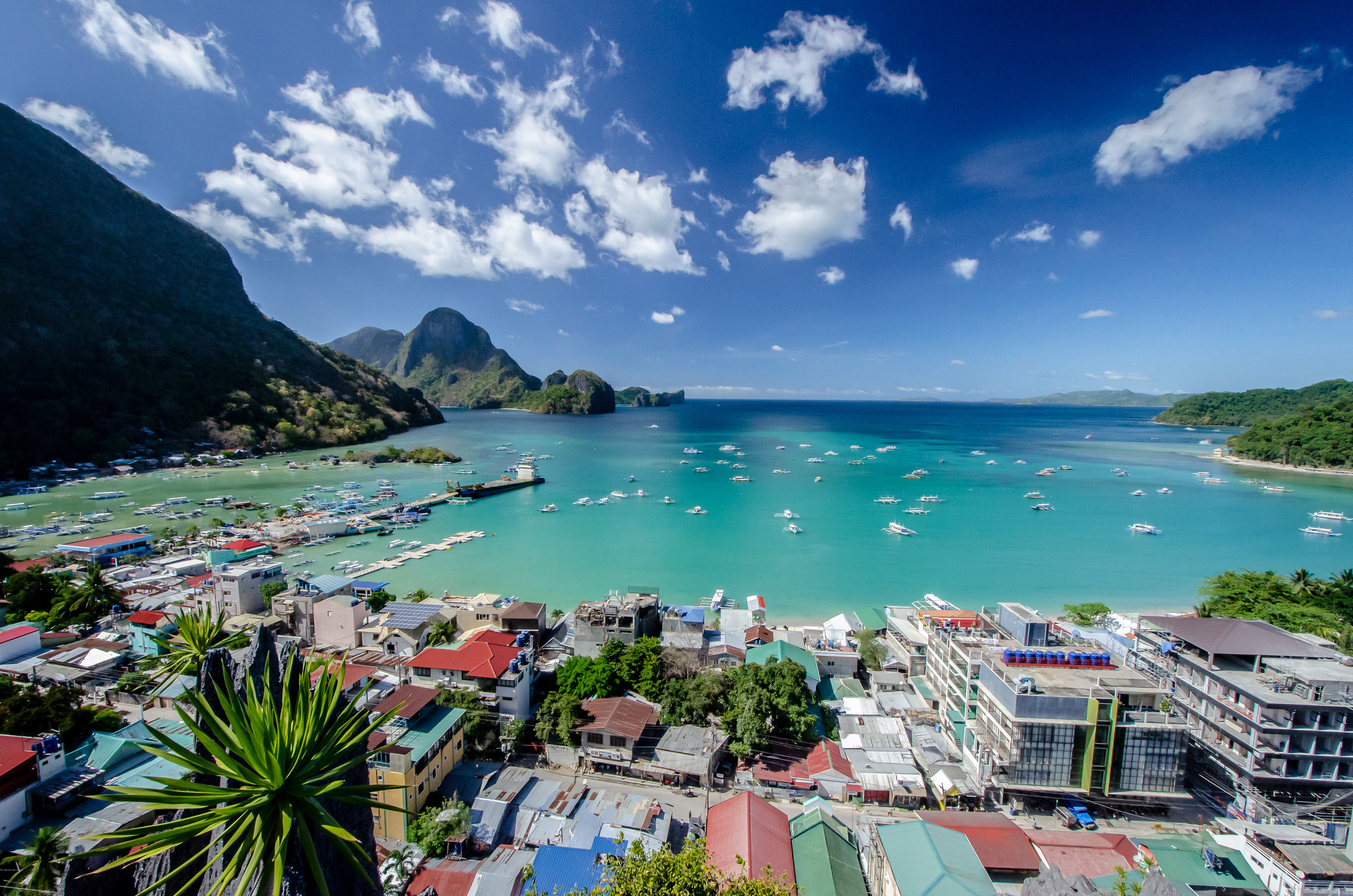 A town in Palawan, Philippines.