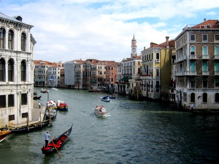 A canal in Venice, Italy