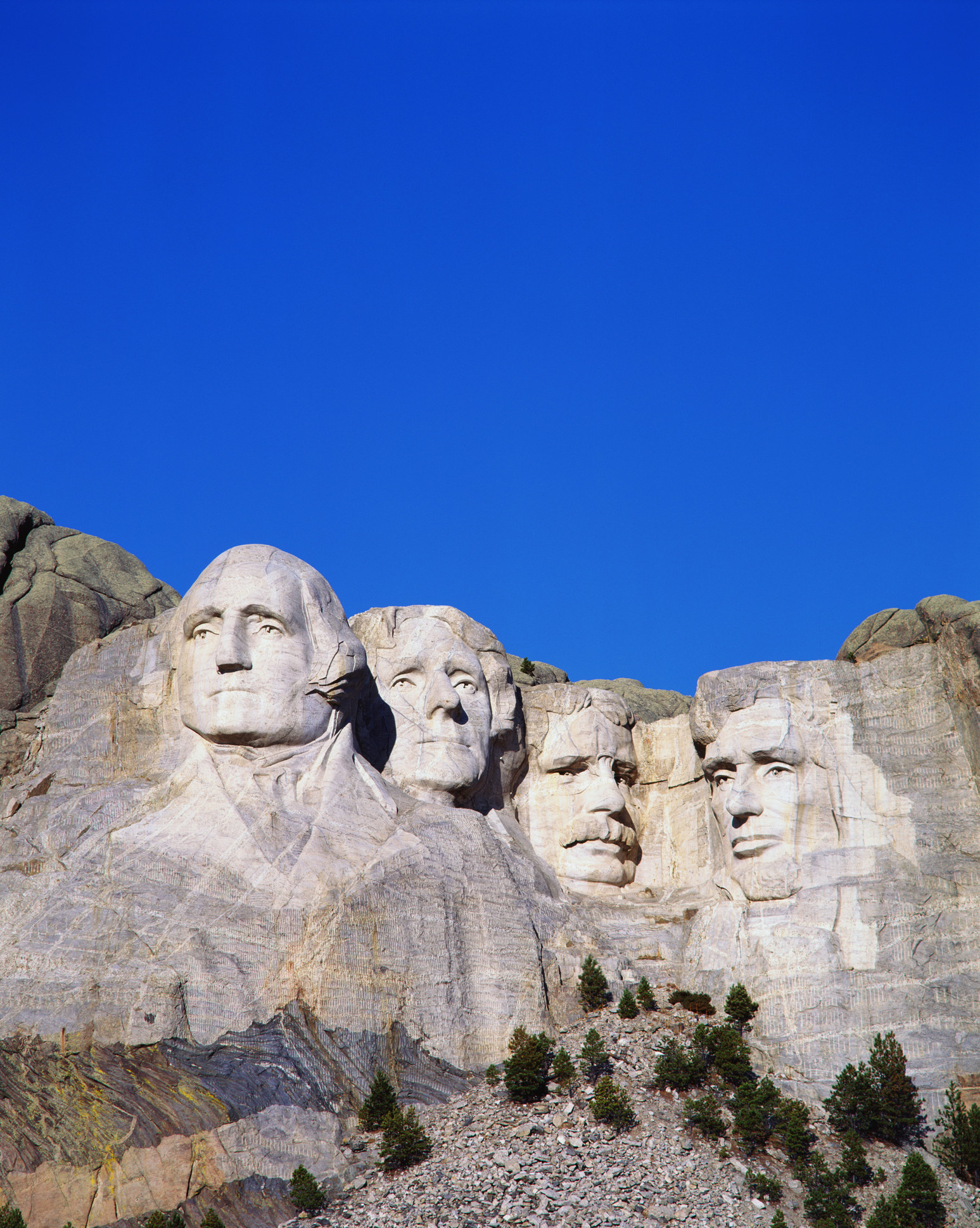 Carvings at Mount Rushmore