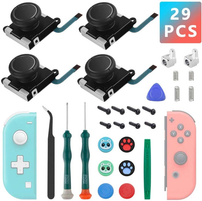Kit de accesorios y repuestos para Nintendo Switch