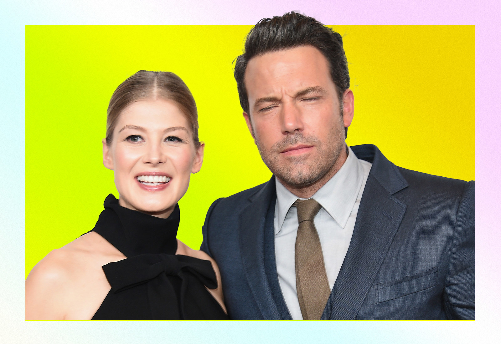 Rosamund Pike and Ben Affleck