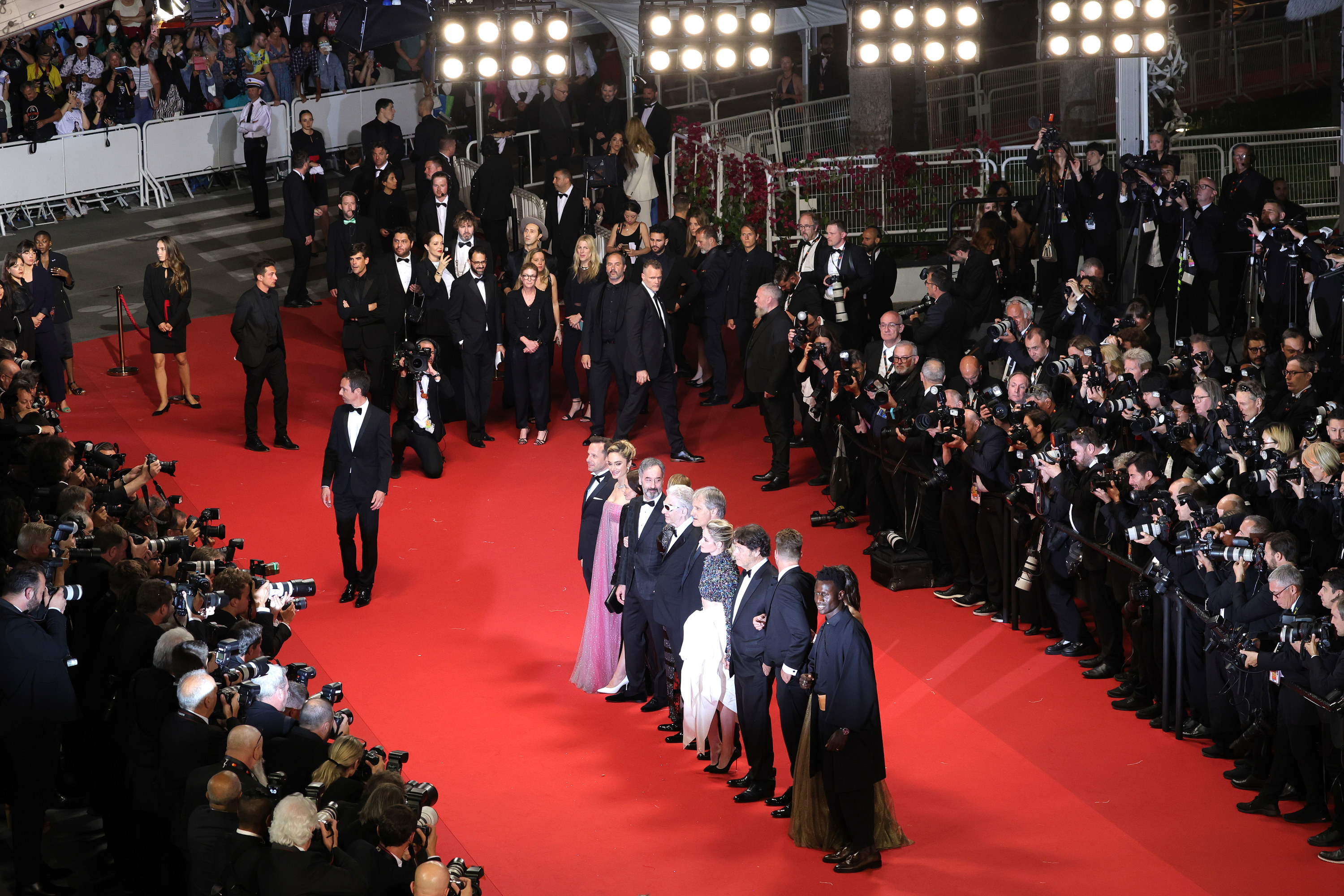 The rest of the film&#x27;s cast at Cannes