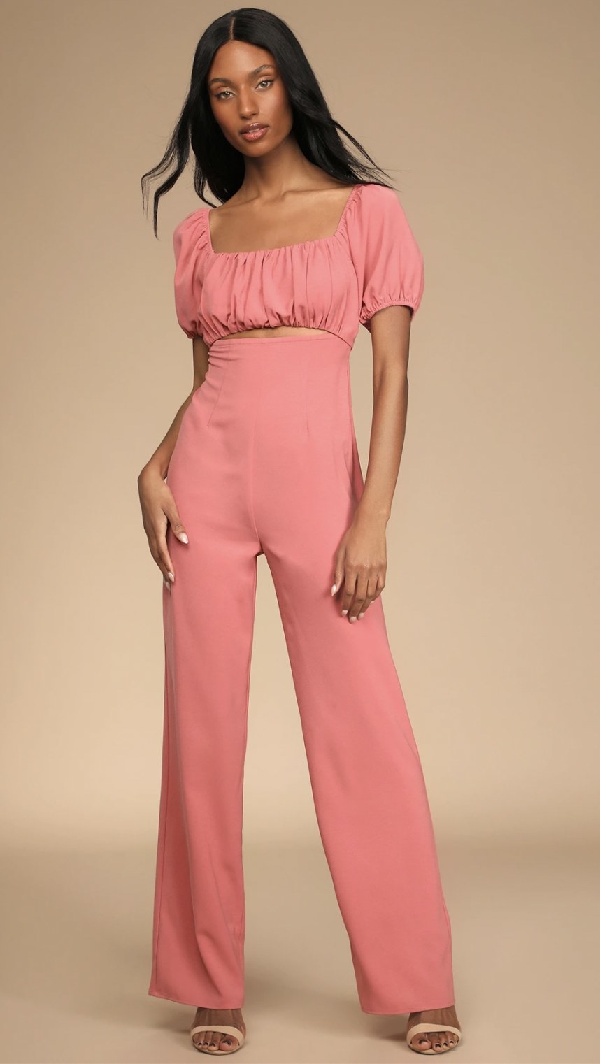 the jumpsuit in rose