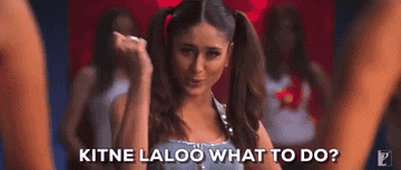 A woman is seen dancing and singing, &quot;Kitne laloo what to do?&quot;