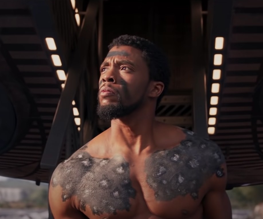 Chadwick Boseman ripped in Black Panther film