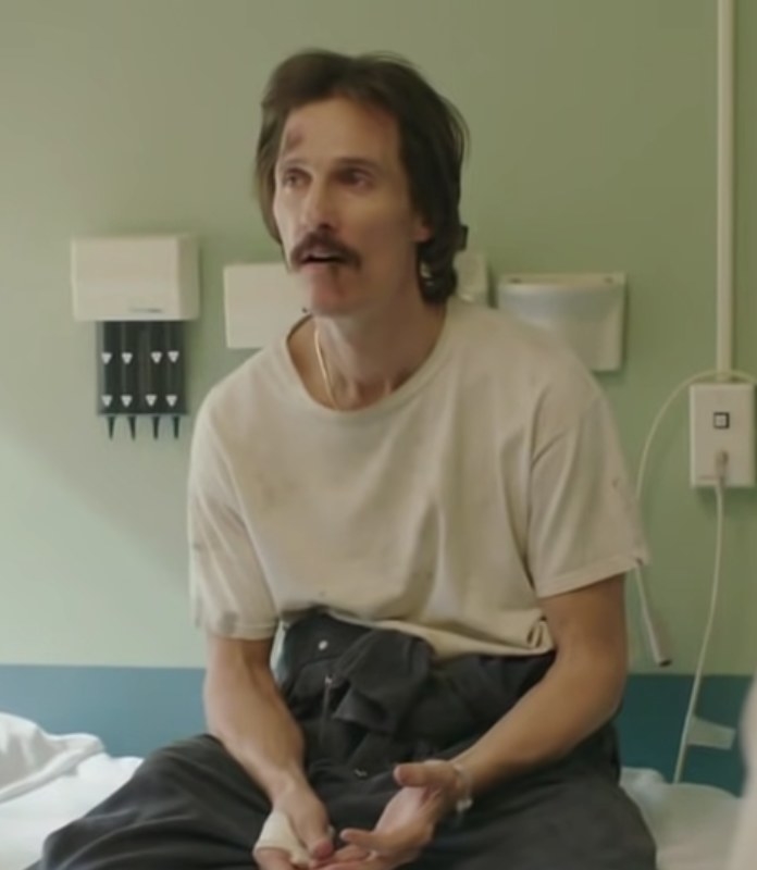 `Matthew McConaughey thin frame in Dallas Buyers Club