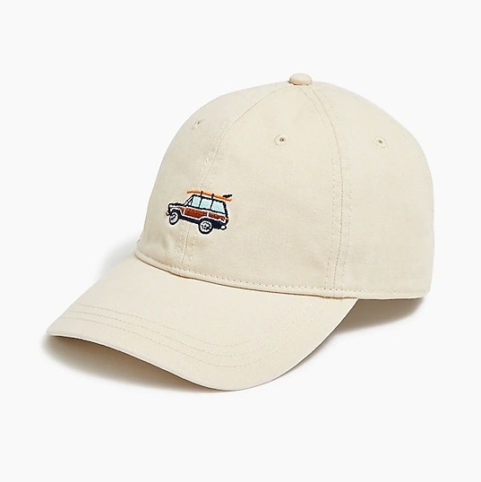 Cream baseball cap