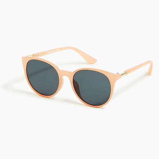 Blush colored sunglasses