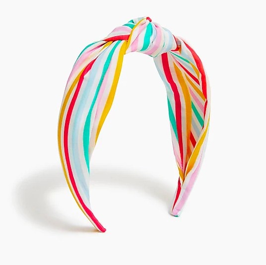 Colorful striped headband
