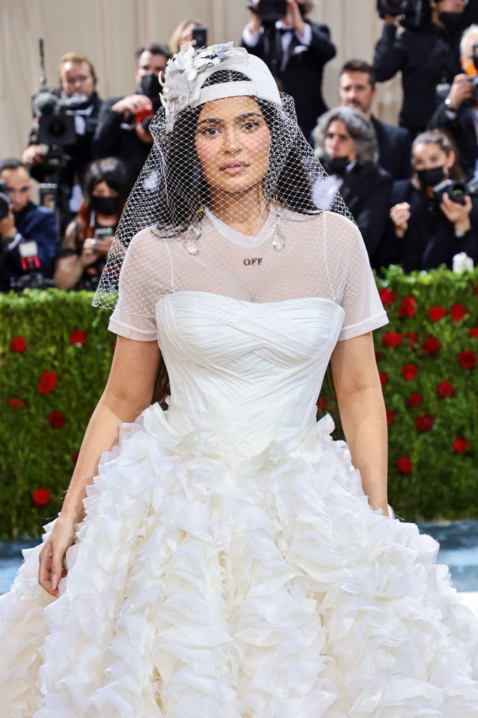 A closeup of Kylie Jenner