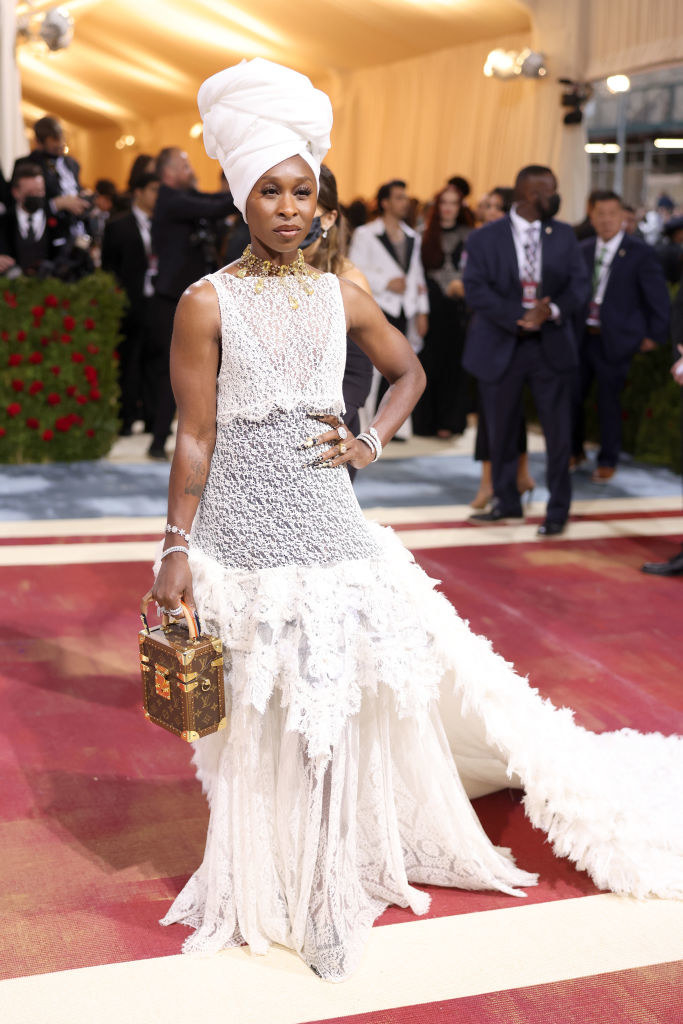 Cynthia Erivo poses with her hands on her hips