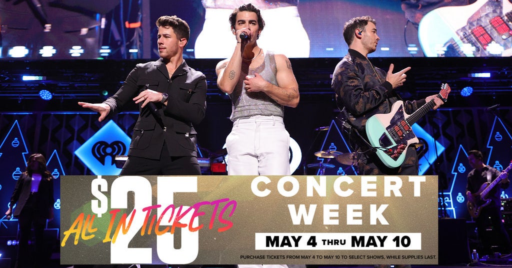 Live Nation Is Selling $25 Ticket For One Week Only