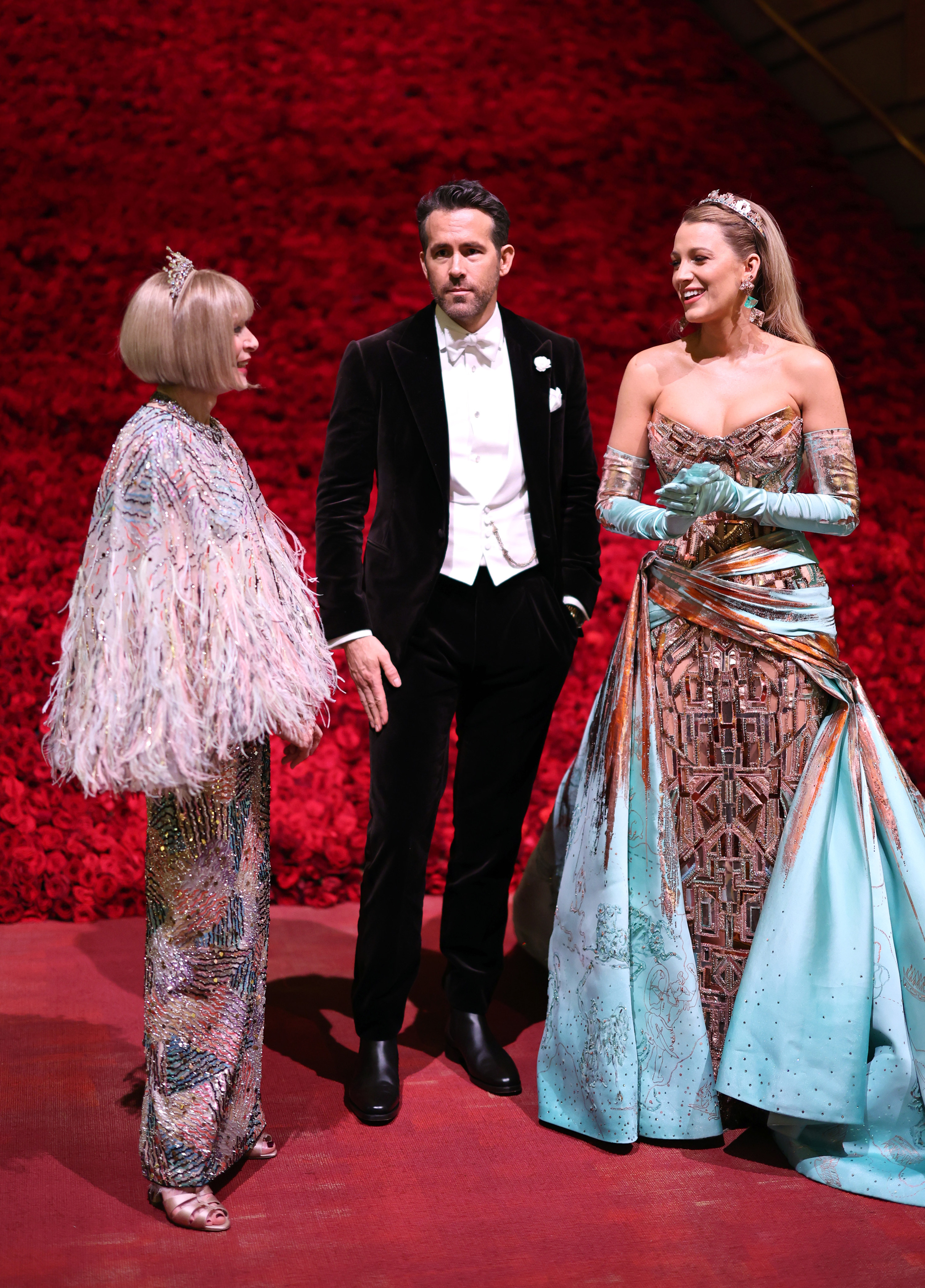 Met Gala fans go wild over Blake Lively's big dress unveiling on red carpet  - Irish Mirror Online