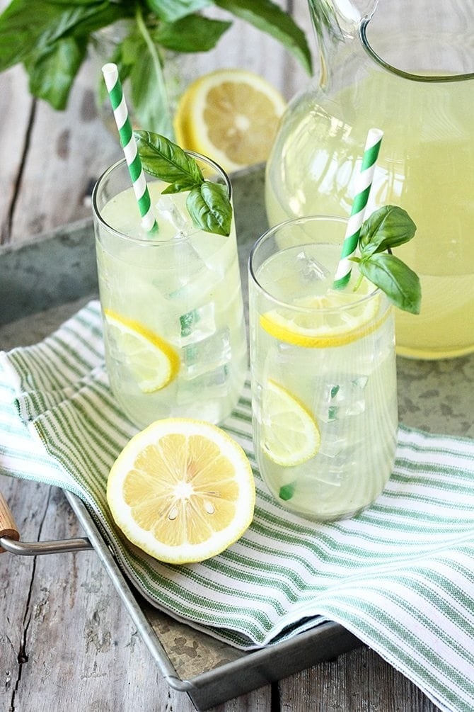 basil lemonade