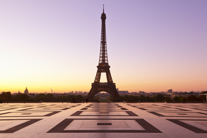 the Eiffel tower