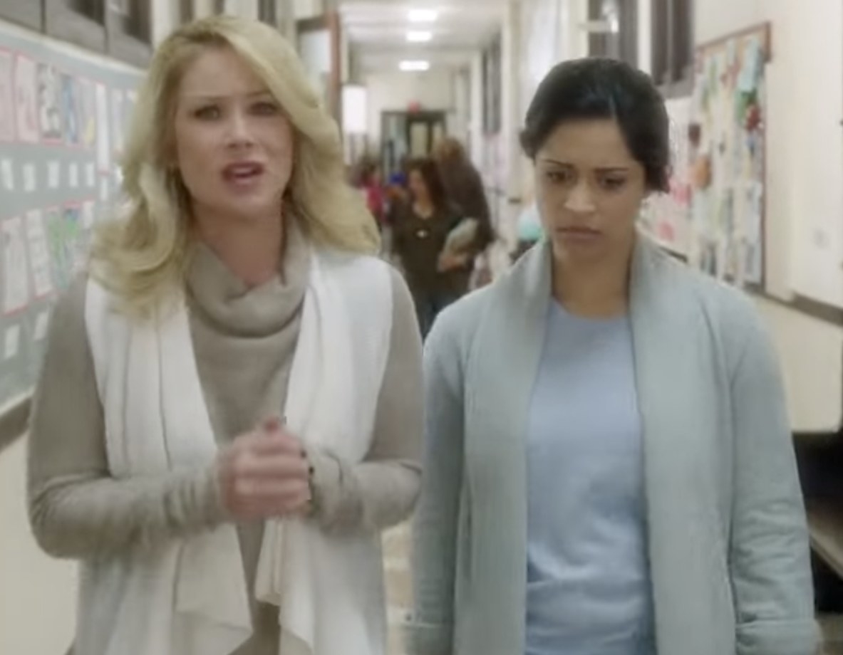 Lilly Singh and Christina Applegate in Bad Moms