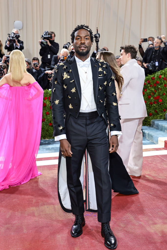 Yahya Abdul-Mateen II posing on the red carpet