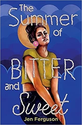 &quot;The Summer of Bitter and Sweet&quot; cover illustration showing a girl looking forlorn