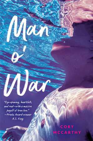 &quot;Man o&#x27; War&quot; cover showing a person holding their breath under water