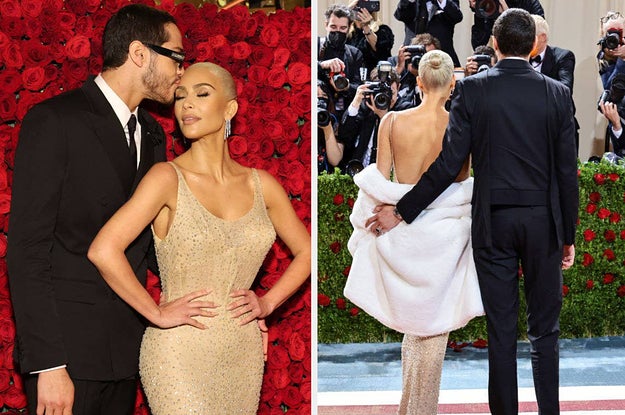 Kim Kardashian And Pete Davidson Were All About PDA At The Met Gala, And The Photos Are Pretty Cute